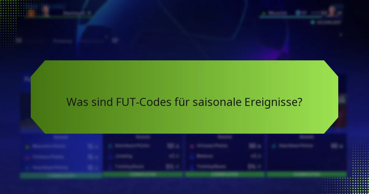 Wann finden saisonale Ereignisse statt?