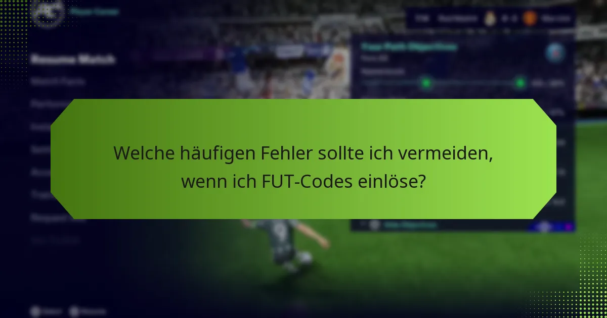 Welche Strategien können die Vorteile aus FUT-Codes maximieren?