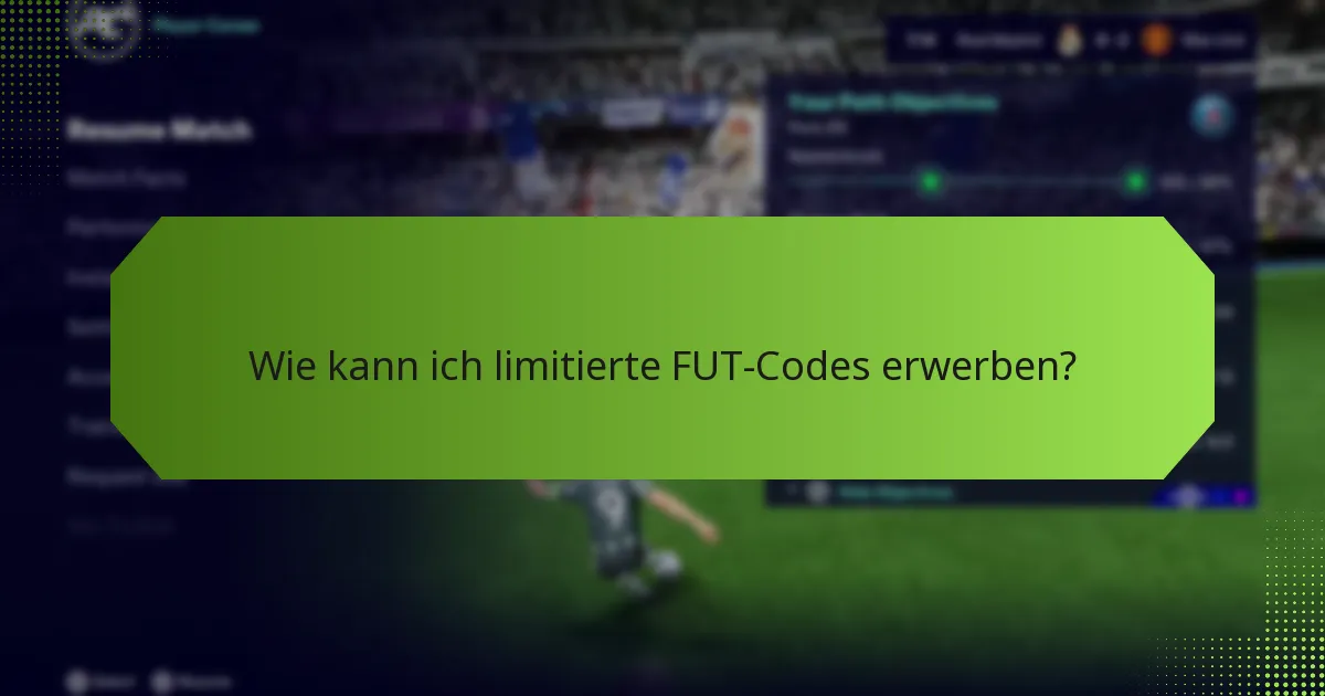 Wie löse ich limitierte FUT-Codes ein?